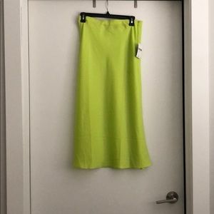 Neon green forever 21 skirt
